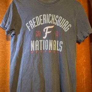 Comfort Colors Fredericksburg Nationals Navy T-Shirt
